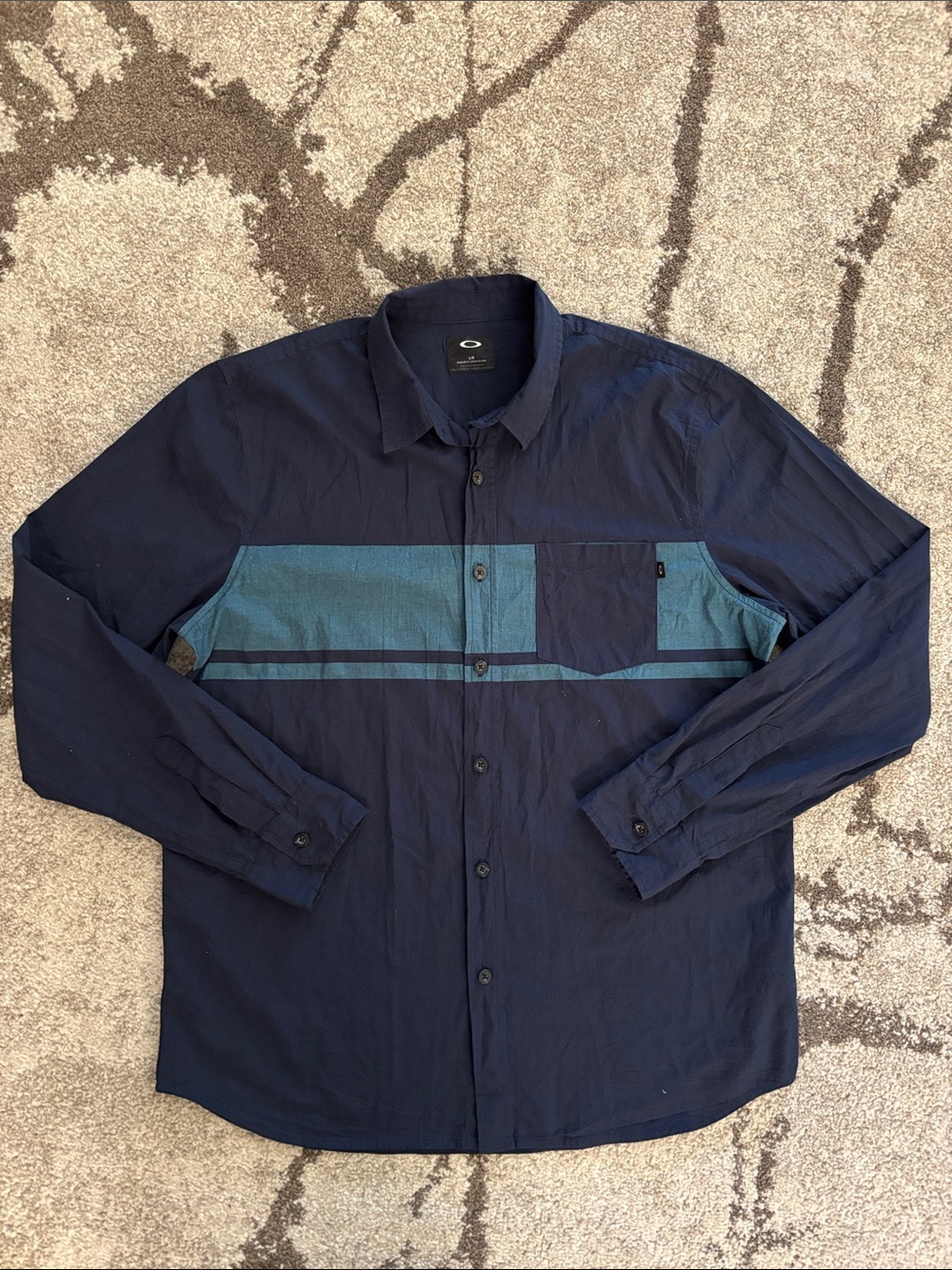 Oakley Shirt - Mens Storm Button Up Regular Fit Long Sleeve Pocket!!